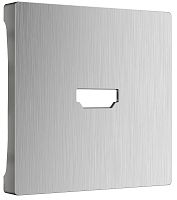 Лицевая панель Werkel для 1-м. розетки HDMI серебряный рифленый картинка